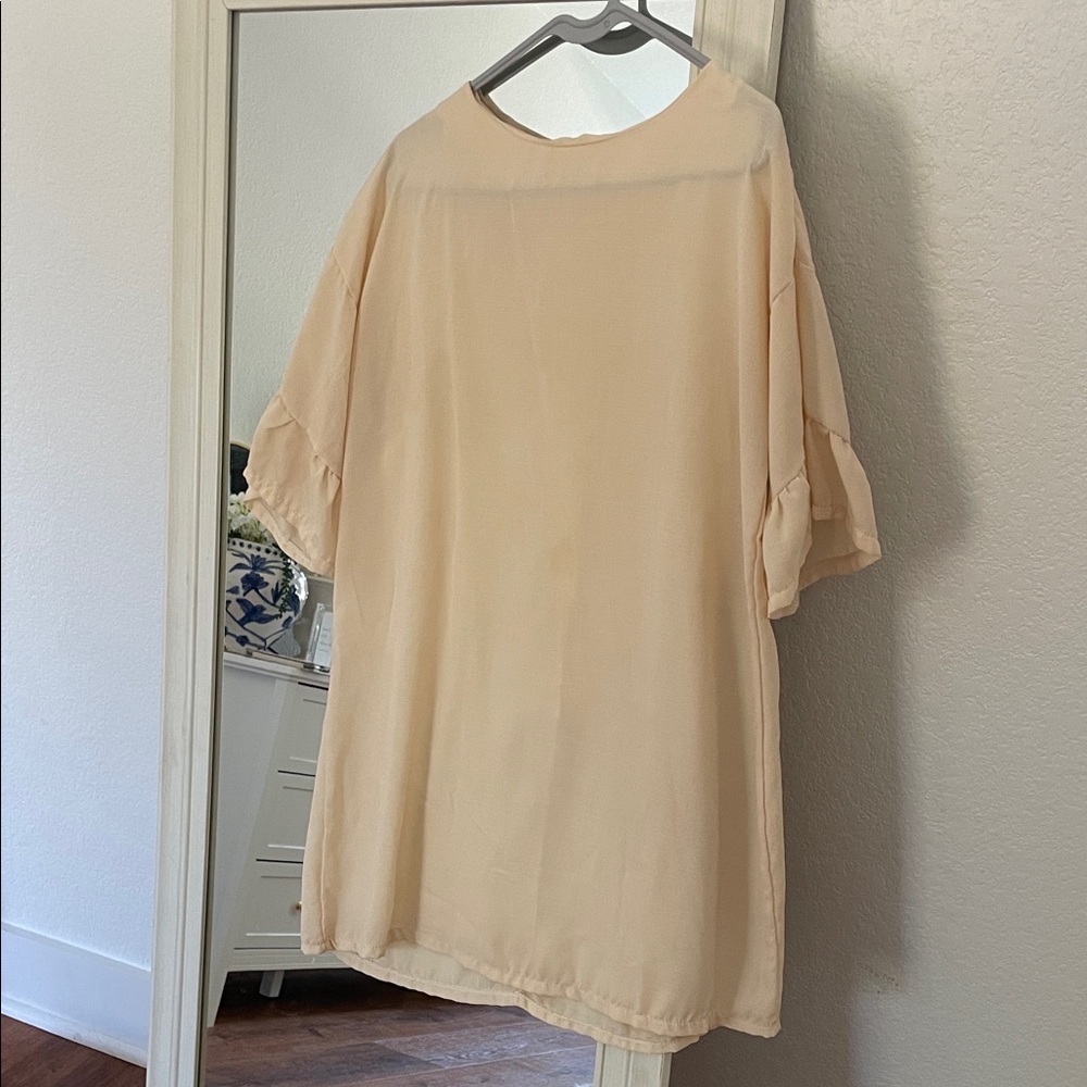 Elegant Cream Women's Top